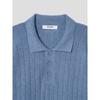8SECONDS Modified Ribbed Loose Fit Collar Pullover Sky Blue