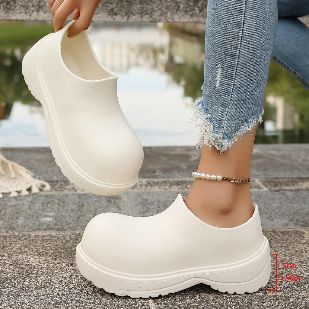 New Trend Women Ankle Boots Retro Waterproof Outdoor Shoes Lightweight Comfortable Boots Couples Garden Clogs Shoes Women