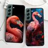 Flamingo Portrait Phone Case For Samsung Galaxy S22 S25 Ultra S21 S10 Plus S26 Edge S20 S23 S24 FE Cover Silicone Soft TPU C