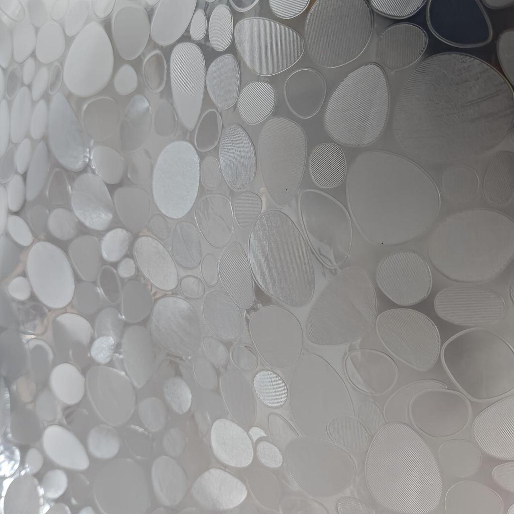 Waterproof PEVA Diamond Shower Curtain - No-Drill Installation for Bathroom Partition