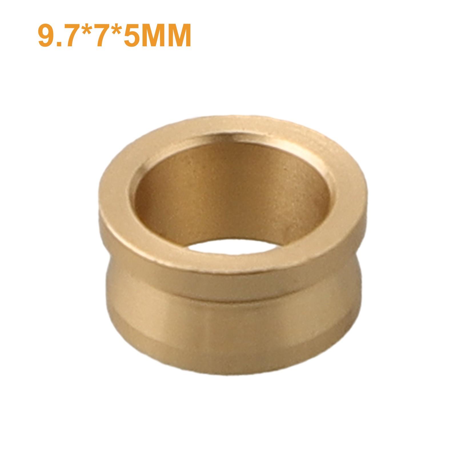 

Абсолютно новый наружный ролик лески латунное золотое направляющее кольцо высокой интенсивности 9.7*7*5mm