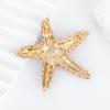 Klassische Strass-Seestern-Broschen für Damen Tier-Anstecker Lässige Party-Accessoires Geschenke Freunde