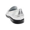 Zara Pu Slip-On Loafers Women Shoes Silver 12514310808