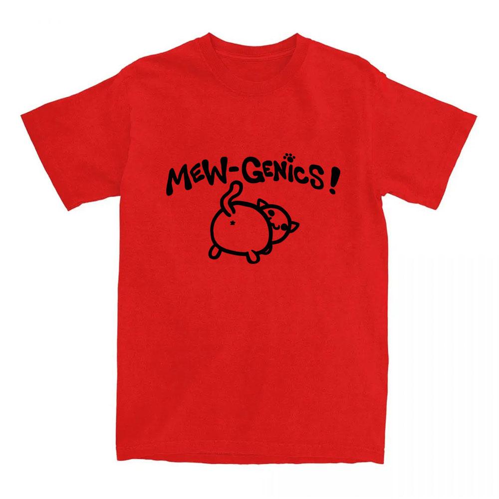 

Funny Game MEWGENicS Tshirt Short Sleeve Cotton WomenUnisex Tshirts Streetwear Unisex Kawaii Cartoon Graphic Print T Shirt Female S