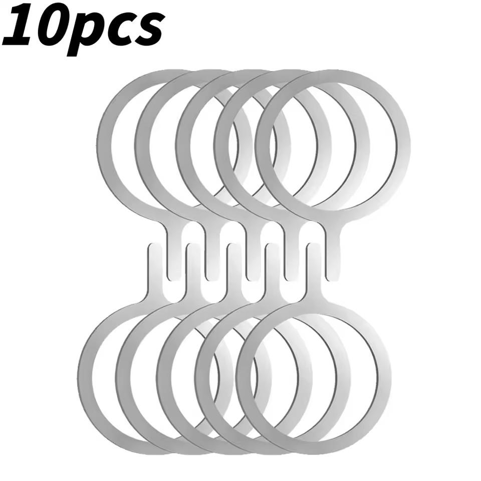 Universal Magnet Sticker Magnetic Adapter Ring Suitable for Magsafe IPhone 16 15 Wireless Charging Phone Round Metal Plate Ring