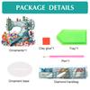 1Set Acrylic Special Shape Flower Sewing Machine Rhinestones Desktop Ornaments Diamond Painting Desktop Decors for Home Office