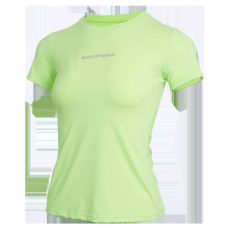 

Женская быстросохнущая футболка с коротким рукавом и круглым вырезом для бега и фитнеса L (50-55 kg)