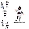 Halloween Neuankömmling Lustiges Cosplay Poker Jumpsuit Kostüm für Partys