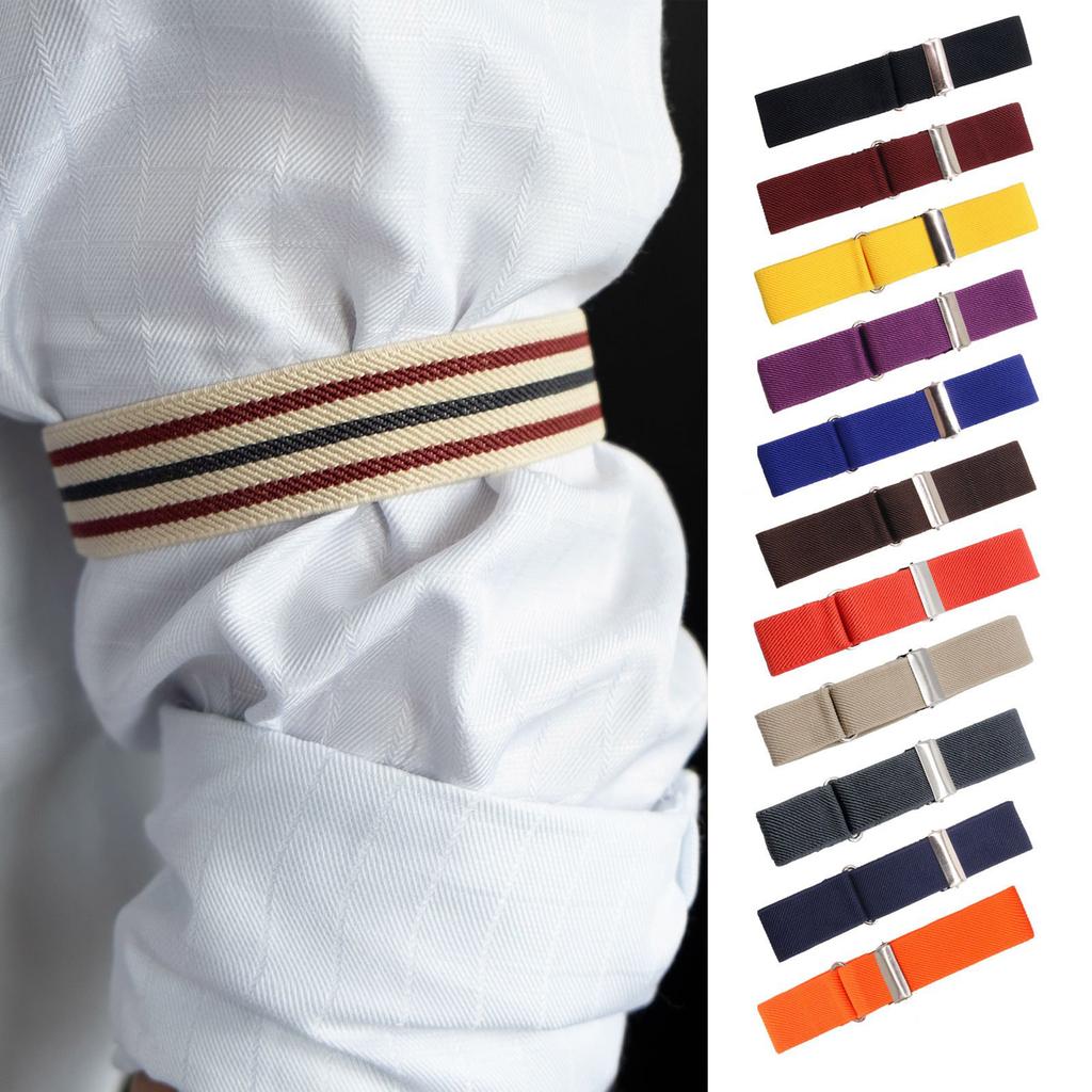1pair Adjustable Unisex Arm Bands Comfortable Elastics Arm Cuff Fashion Accessory for Easy Adjustment