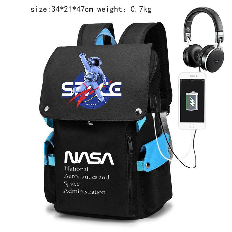 NASA Studentu Mugursoma Vīriešiem Sievietēm Pretaizdzīšanas