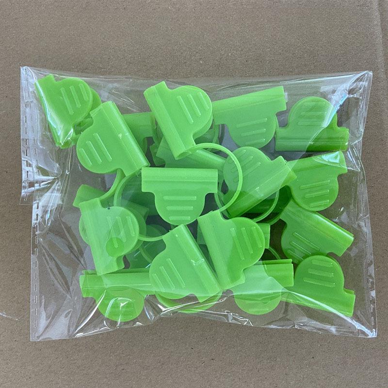 

10pcs Green PP Double Head Plastic Clips 4/5/6/7mm Greenhouse Film Fasteners for Hoops Garden Tunnels Poly Tunnels 4mm зелений
