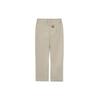 Li Ning Theme Print Loose Straight Casual Pants Unisex pants Khaki AKXR429-3