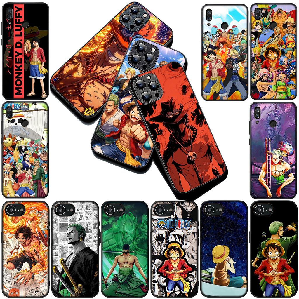 Phone Cover for Motorola Moto G86 G57 E14 E15 G14 G34 G35 G84 G24 A54 G15 Power E22 Soft Case Ace One Pieces Luffy Roronoa Zoro