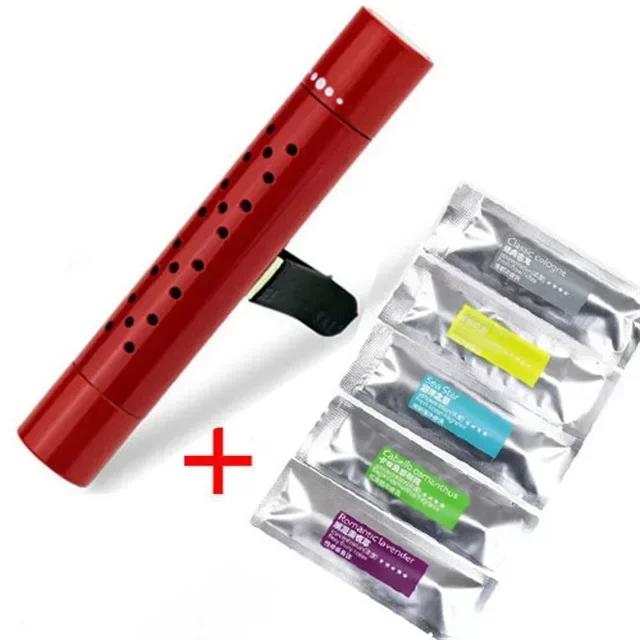 Car Air Freshener Vent Clip Auto Interior Perfume Diffuser, Long-Lasting Scent for Vehicles 5 Styles, Refillable Car Accessories