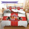 Sunderland A.F Custom Name Pattern Bedding,Quilt Set Quilt Cover Pillowcase Home Birthday Gift(1 * duvet cover + 2 * pillowcase, without core)