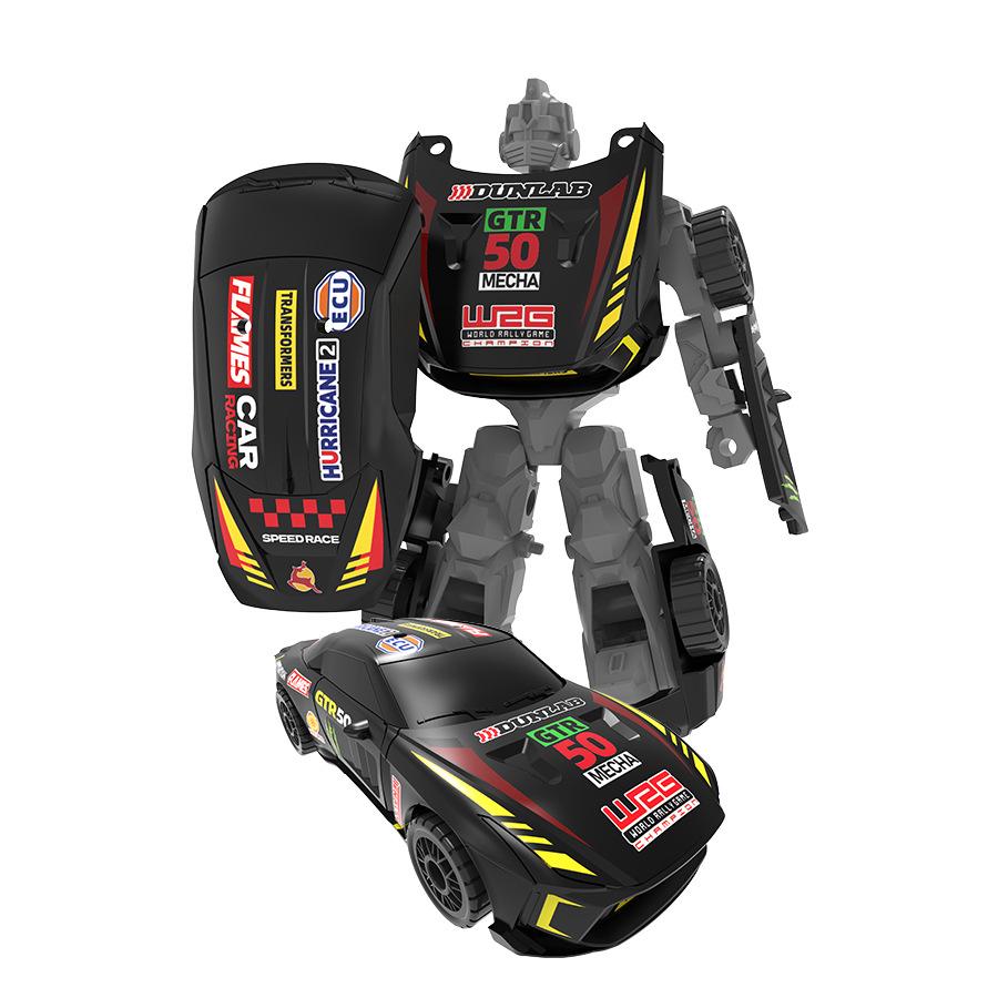 Alloy Transforming Mecha Robot Inertial Car Toy for Kids