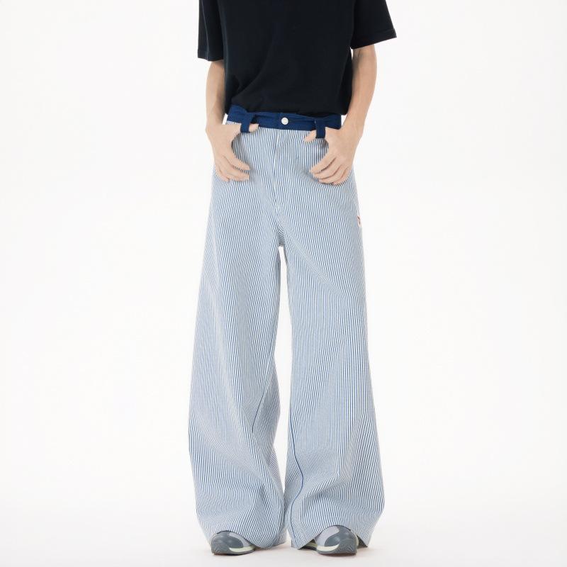 JYL Unisex Cargo Pants American Vibe Lumberjack Vintage Flare Zipper Casual Denim L бездна