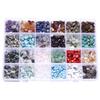 24-Compartment Natural Stone Bead Jewelry DIY Kit