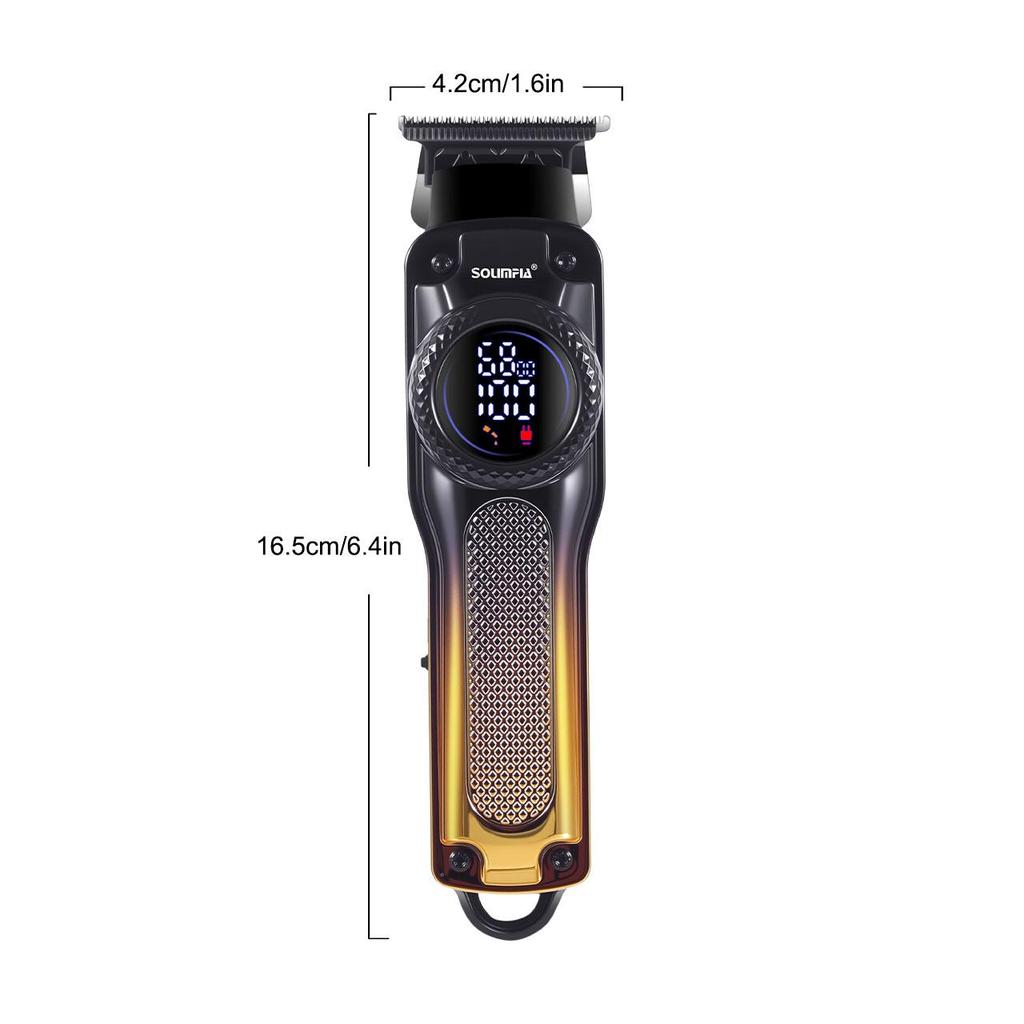SOLIMFIA HT-657 Professional Hair Trimmer USB Charging 6800RPM
