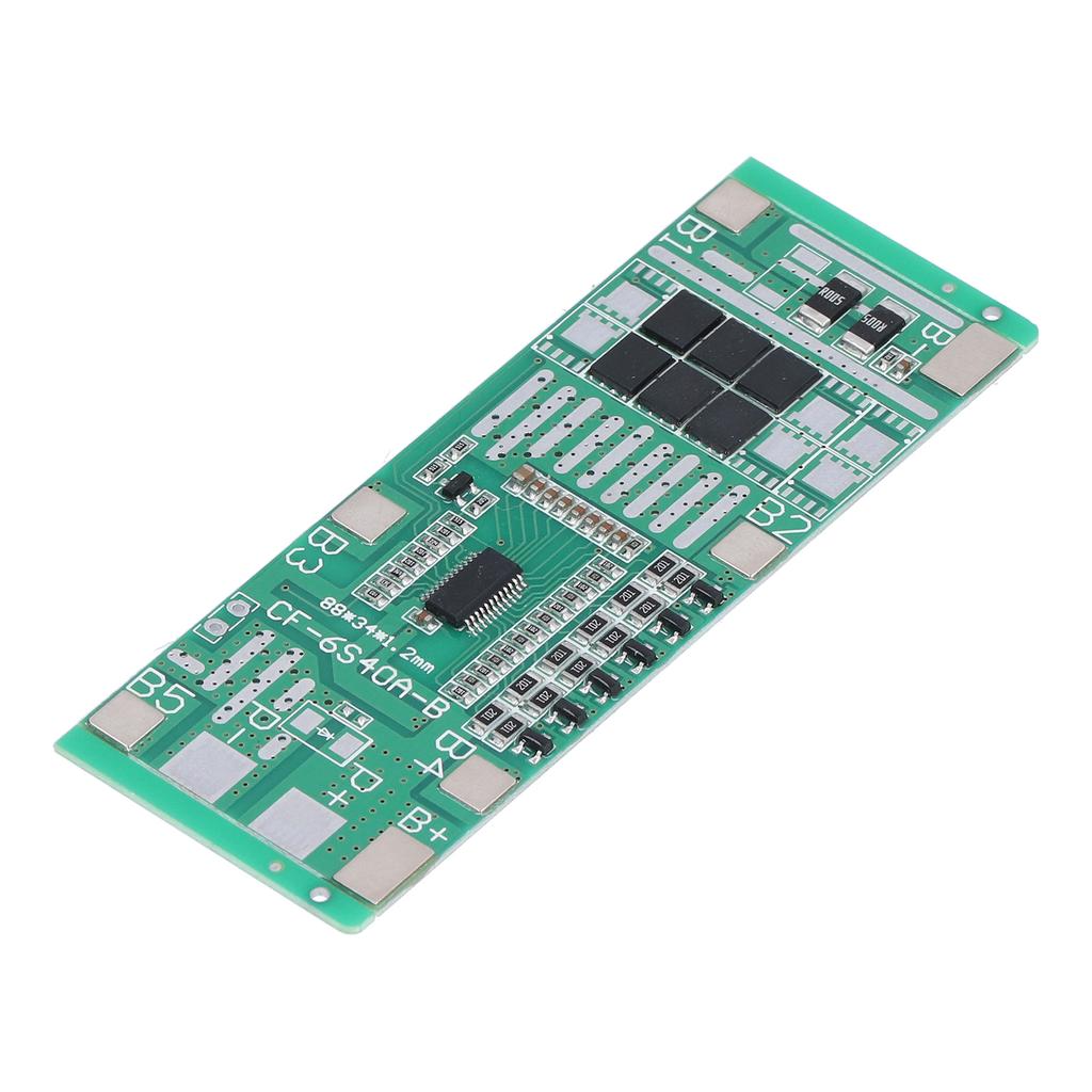6S 24V20A Lithium Battery Protection Board BMS Battery Cell Protection Board with Balance