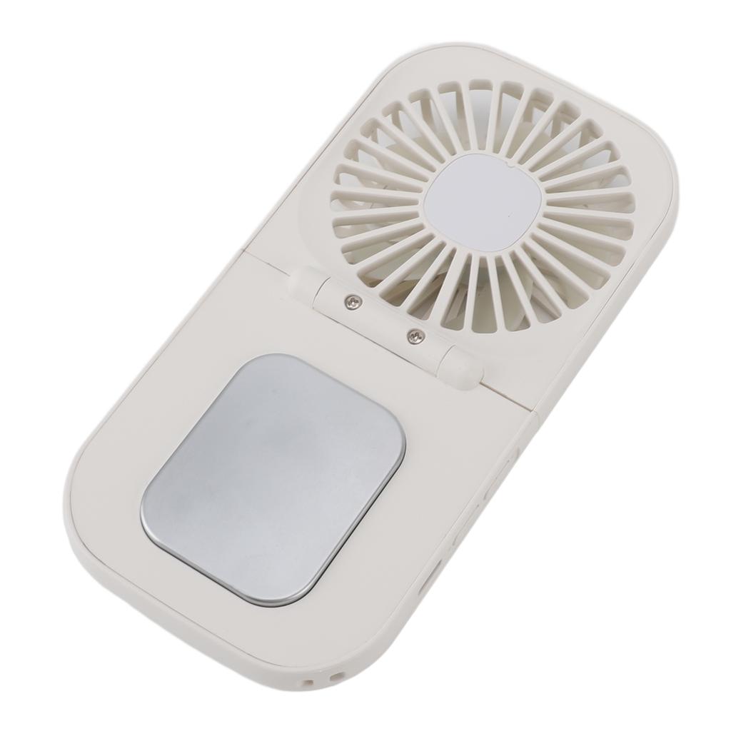 Hand Held Cooling Fan USB Charging 2000mAh Foldable Semiconductor Mini Handheld Fan for Desk