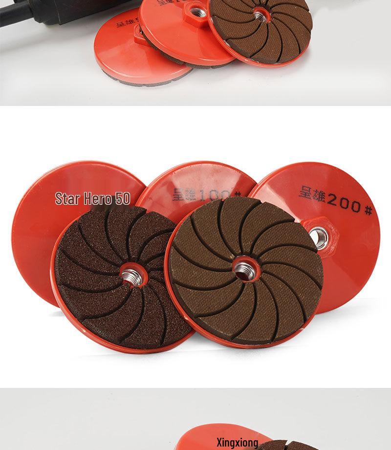 Ettstykke Marmorstein Flis Polering & Avgrading Slipeskive for Vinkelsliper