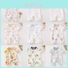 Baby Cotton Romper Summer Lightweight With Short Sleeves For Newborns And Infants