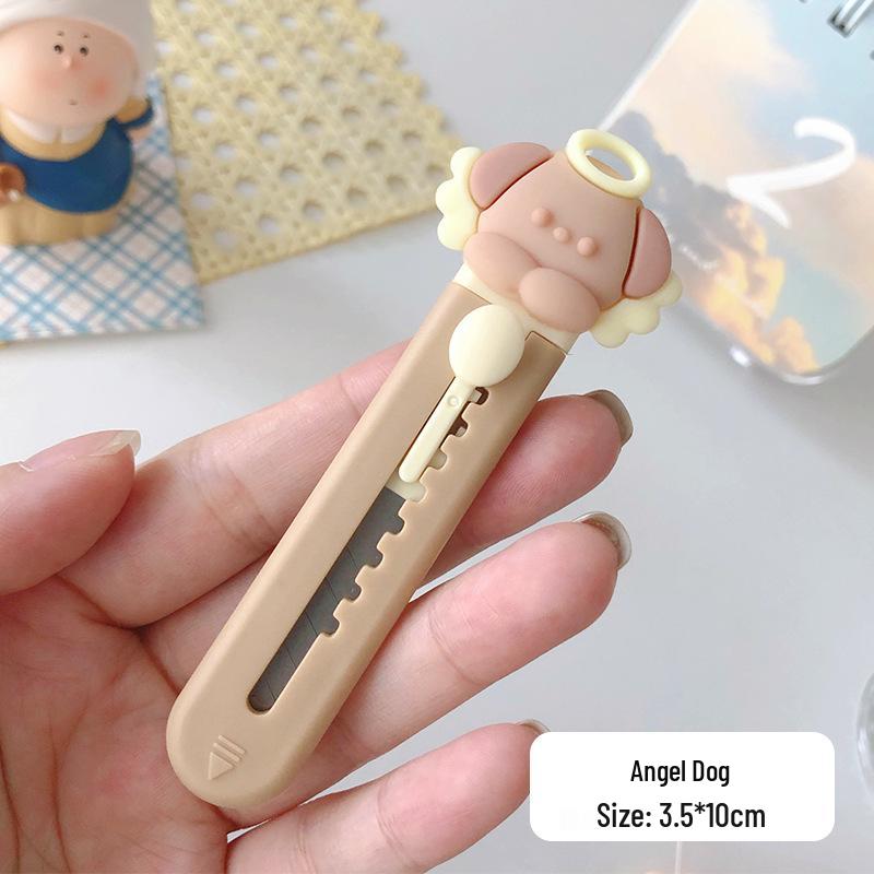 Cute Cartoon Cat Paw Utility Knife - Small Portable Paper Cutter with Fun Designs