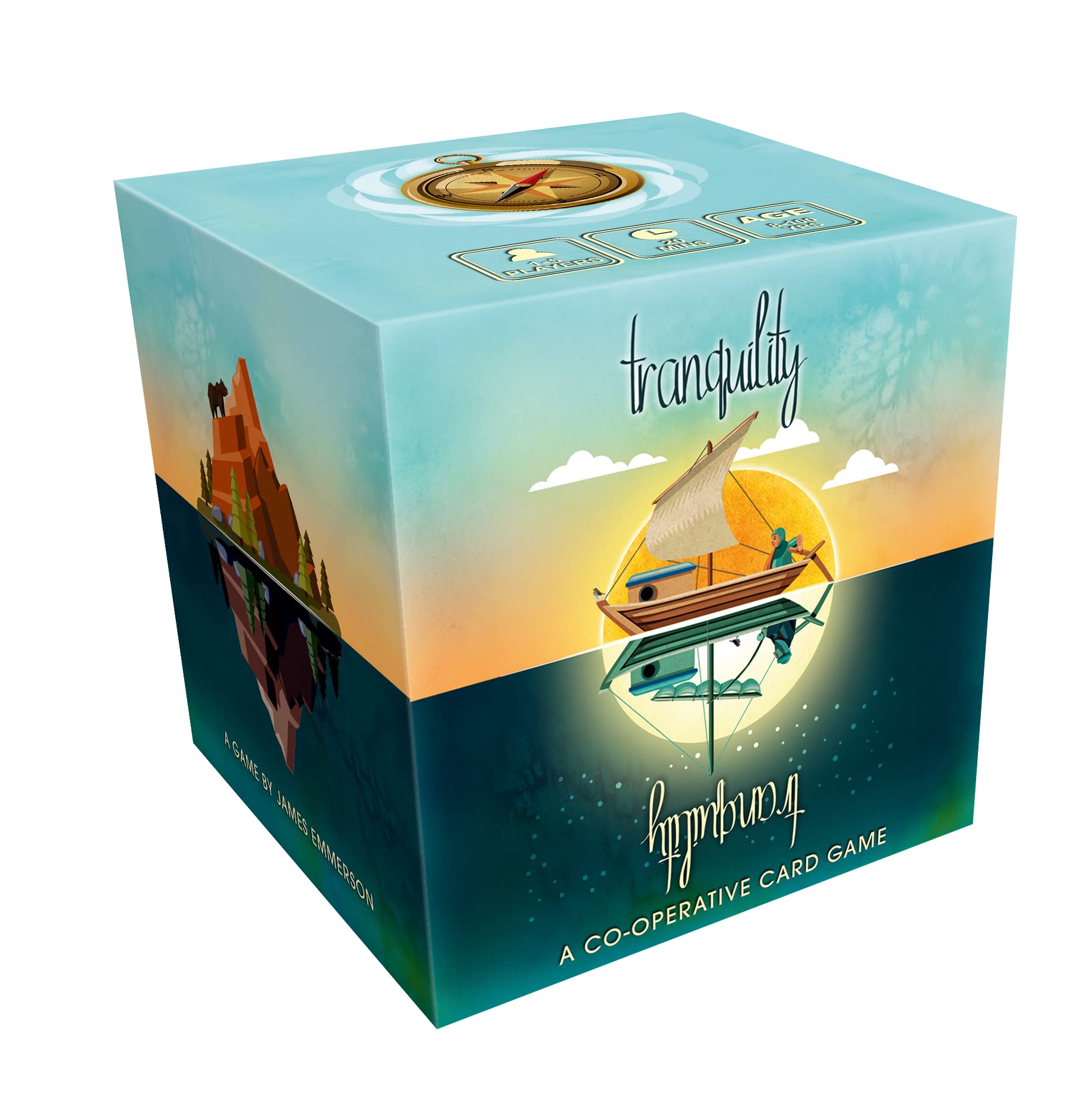 

Lucky Duck Games Tranquility Board Game Sail to paradise in this silent cooperative Strategy and family game for kids and ages 8 and minute play time