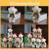 Schattige Kerst Teddybeer Pluche Speelgoed Voor Decoratie En Accessoires Met Sjaal