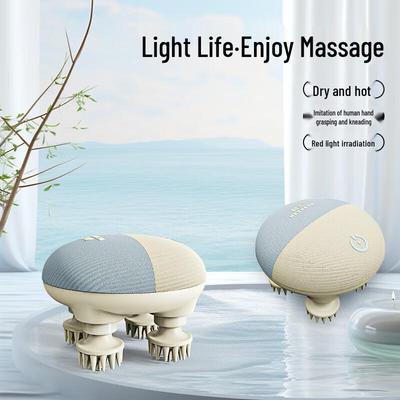 HEZHENG Cat Paw Wet & Dry Scalp Massager CN Plug (adapter Included)
