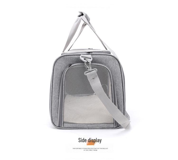 Portable Foldable Pet Backpack: Breathable Cat & Small Dog Carrier