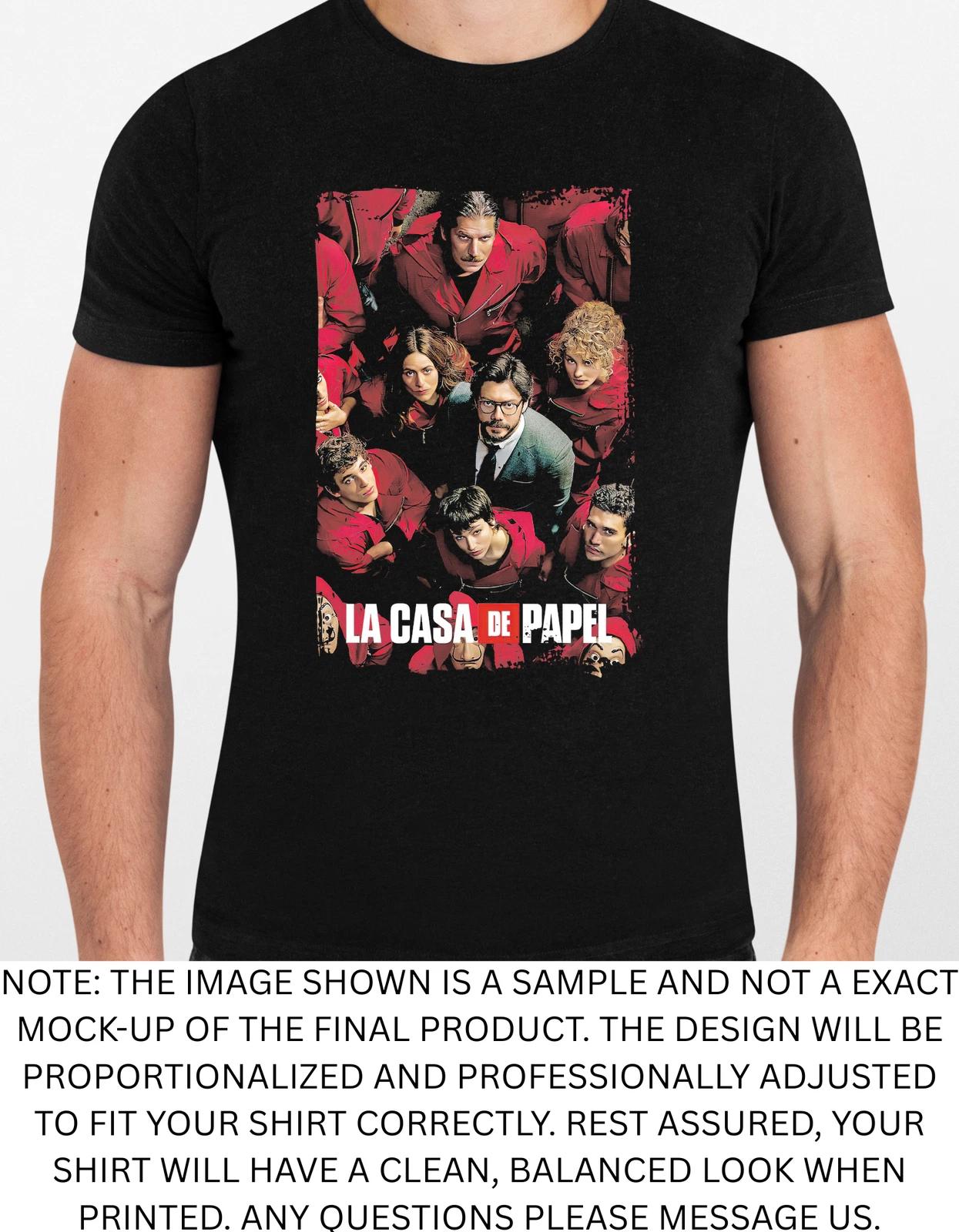 Men s and Women s T-shirts La Casa De Papel Graphic XXXXL