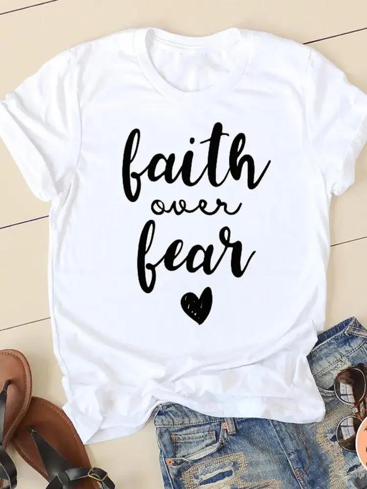 Clothing Summer Letter Printing 2022 Short Sleeve Ladies Casual WoFashion Graphic Tee T-shirts Female T Shirt Clothes