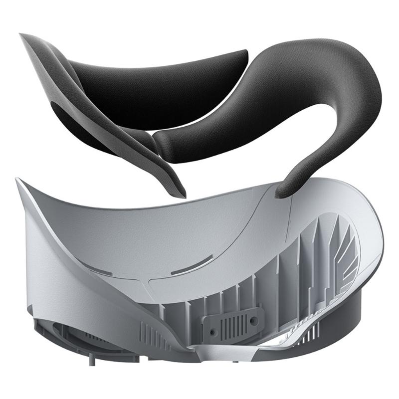 Lightproof Facial Cushion Interface Brackets for Pico 4 VR Headset Ice Cloth/PU Pads Frame Face Cushion Pads Accessory