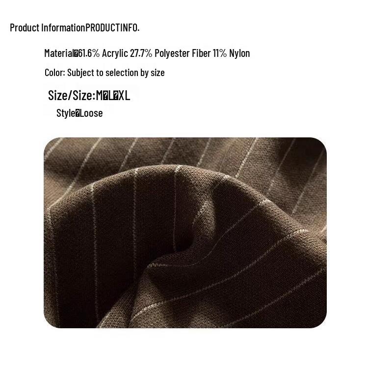 Unisex Japanischer Retro V-Ausschnitt Wollcardigan - Warm, Einfarbig, Knopfleiste Pullover