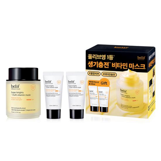 Belief Super Knights Multi Vitamin Mask 75ml Single/Planned (75ml+25mlX2ea)
