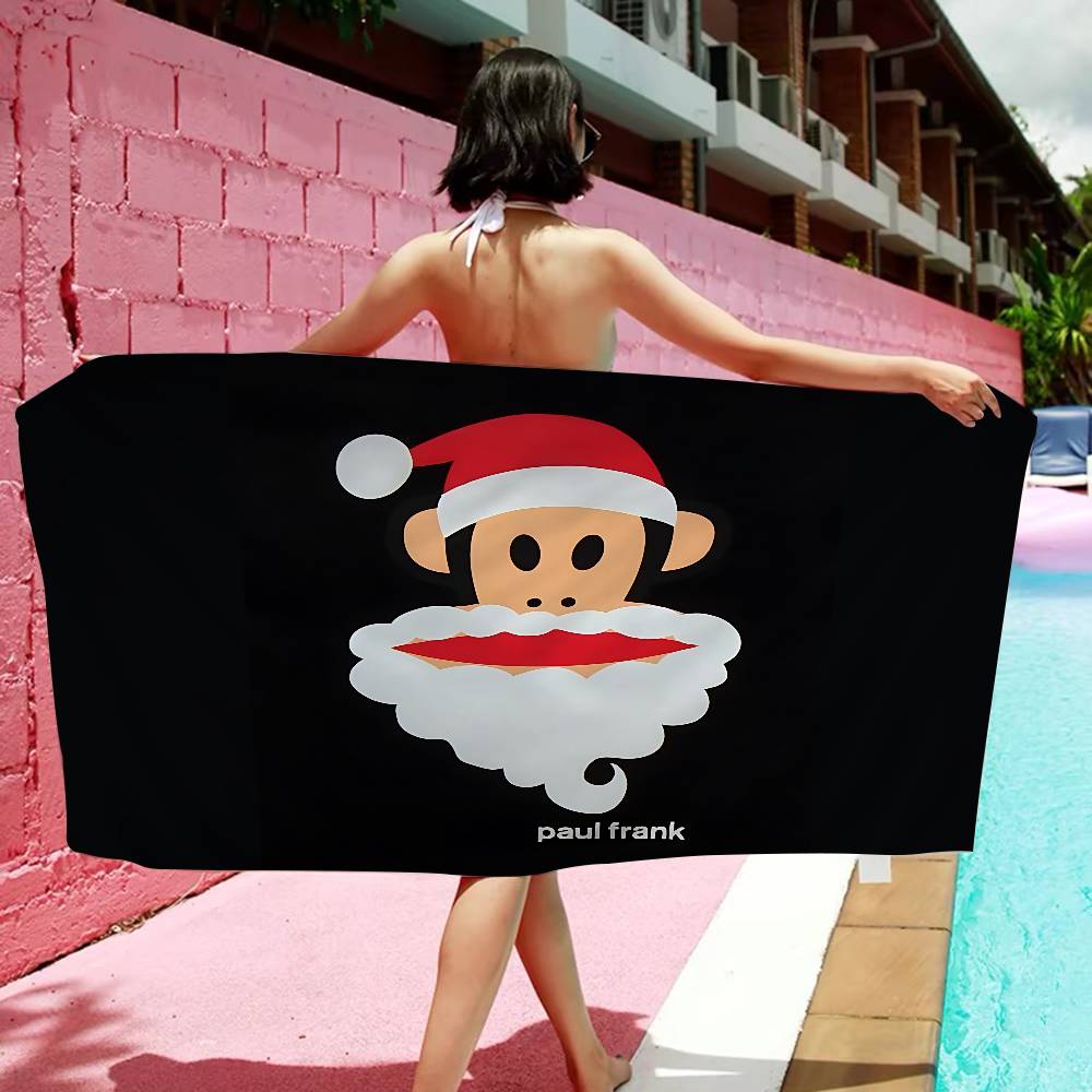 

Fashion P-Paul Frank Microfiber Beach Towel Absorbent Quick Dry Soft Yoga Swimming Resort Mountain Climbing Towel W40*H60(CM)