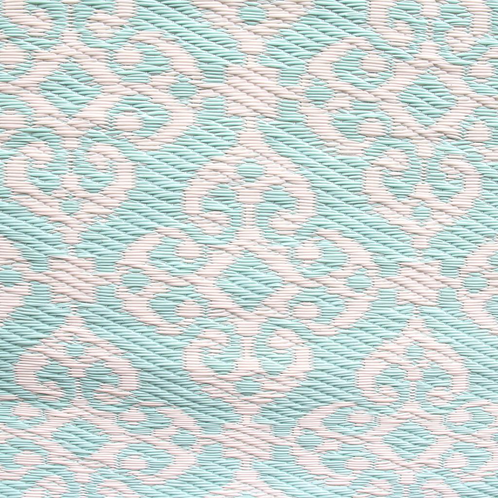 Les Trésors De Lily [R2504] - Indoor Outdoor Rug 'Boho' Turquoise - 180x120 Cm