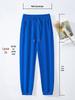 GAGN Korean Style Petite Cotton Harem Sweatpants for Women - Spring/Autumn Casual Embroidery.