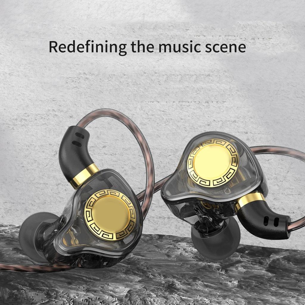 X7 Sports Earphones 11mm PET Diaphragm High Resolution 3.5mm Wired Headsets with 360 Surround Sound for Running and Gym