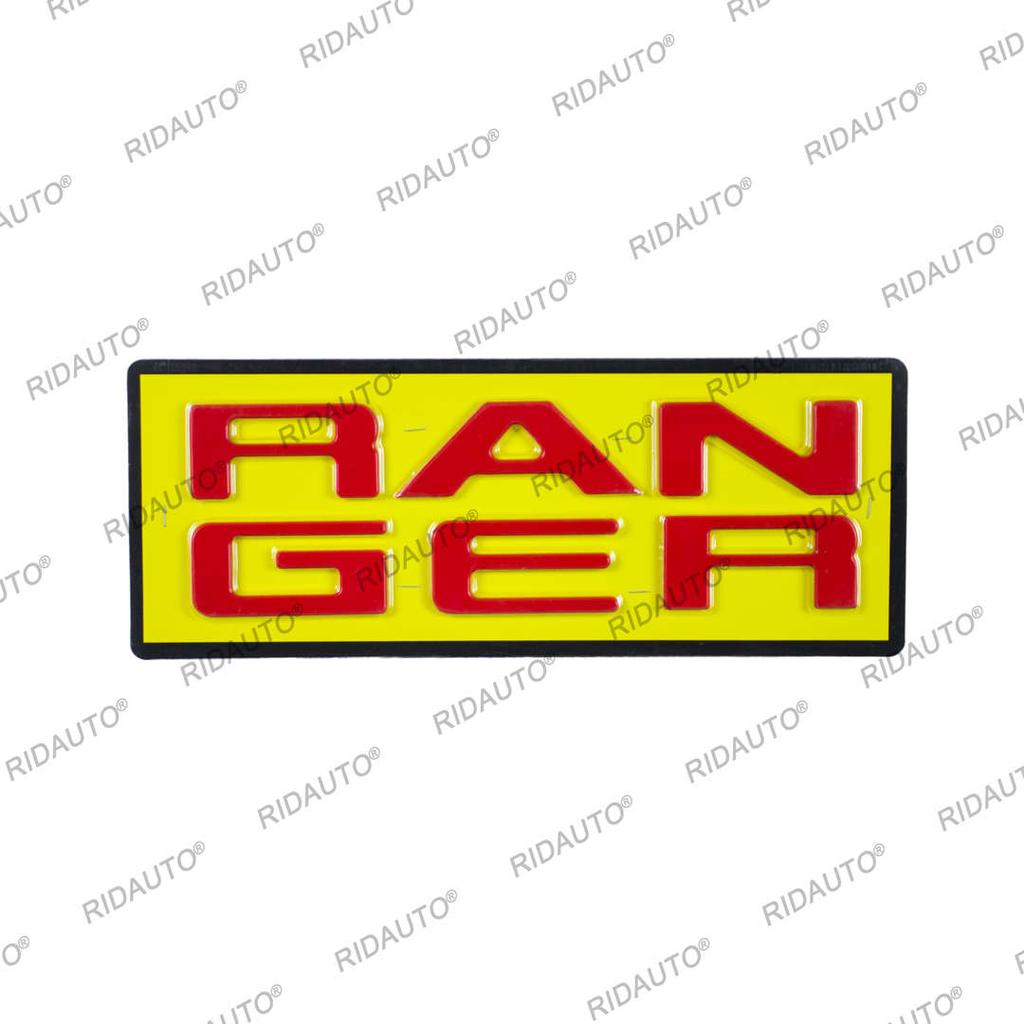 DQDW6 For Ford Ranger T9 2022 2023 Wildtrak Sport XLT XL+ XL 3D Emblem Original Size ABS Models Back Door Logo Letters Rear Gate Trims