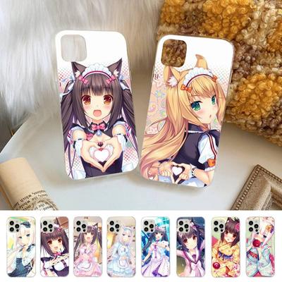YNDFCNB Nekopara Phone Case for iPhone 11 12 13 Mini Pro Max 8 7 6 6S Plus X 5 SE 2020 XR XS Case Shell