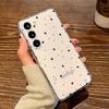 For Samsung Galaxy A16 A55 A35 A25 A15 Transparent Little Star Case for Samsung S25 S24 Ultra FE S23 Plus Non-slip Back Cover