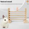 Interactive Bunny Hurdle Bar Wooden Pet Training Games New Pet Exercise Toy  Small Pet Supplies