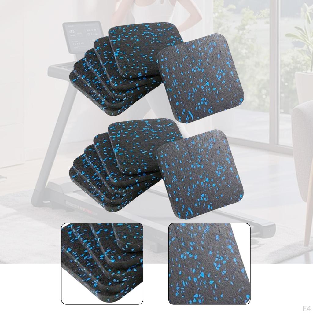 12 kusů podložka pod běžecký pás antivibrační multifunkční gumová podložka cvičební vybavení pro