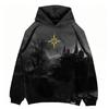 Unisex Hooded Pullover Sweatshirt With 3D Digital Print Streetwear Hip Hop Style Loose Fit Long Sleeve