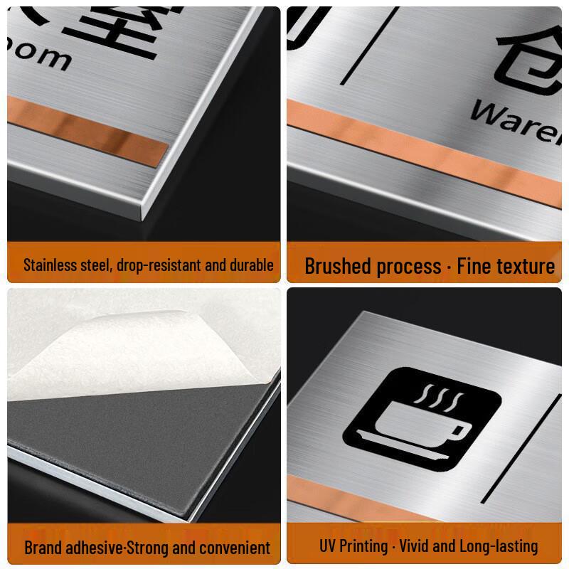 Juwei Stainless Steel Office Door Sign