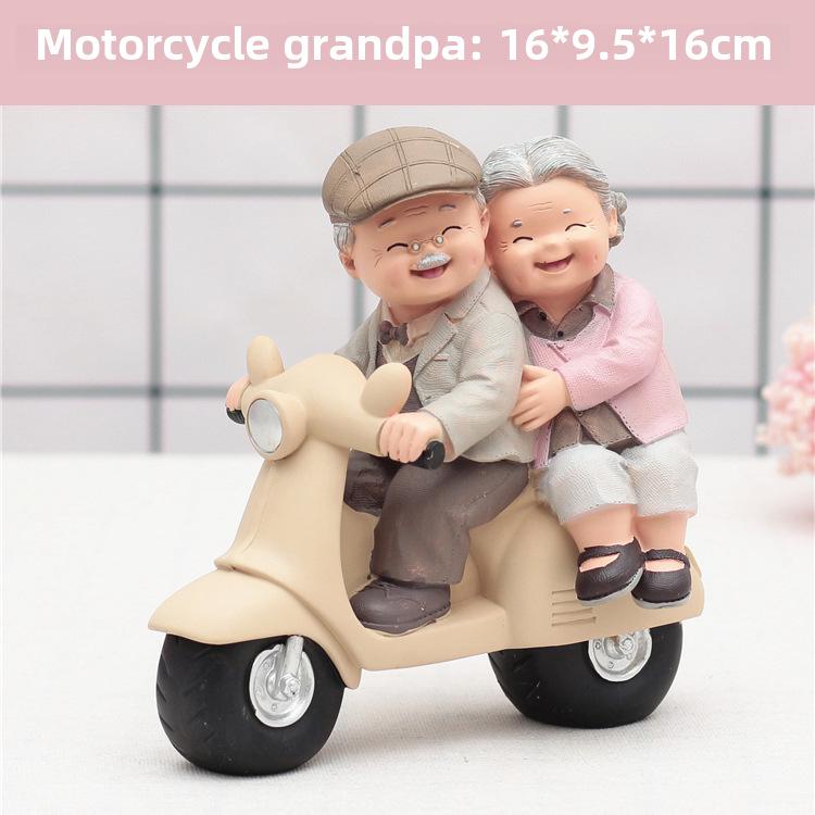 "Decor creativ pentru casă cuplu japonez în vârstă pentru nunți și cadouri - Model 935-1"