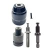 Adaptateur hexagonal pour foret 10 mm à serrage manuel Outils de fendage du bois Clé électrique Adaptez votre perceuse électrique à un couple élevé